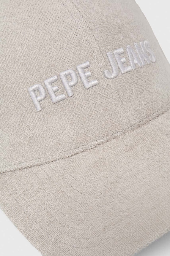 Kšiltovka Pepe Jeans NEWMAN PM040536 šedá SS24