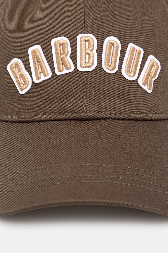 Barbour czapka bejsbolówka męska bawełniana Campbell MHA0840 zielony SS26