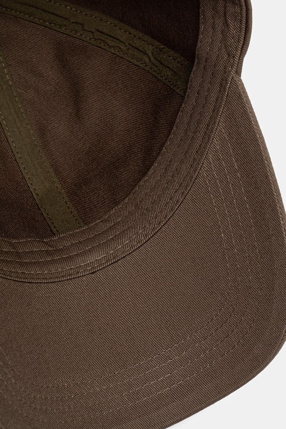 Barbour czapka bejsbolówka męska bawełniana Campbell zielony MHA0840