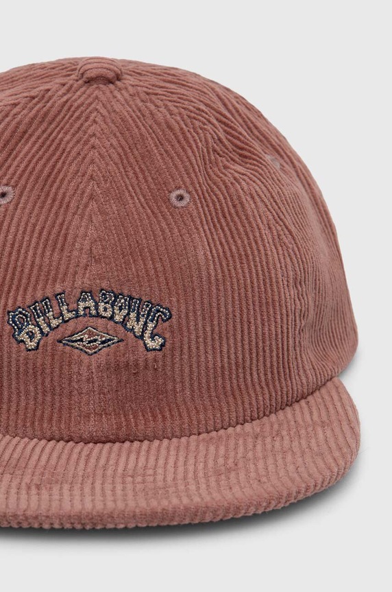 Billabong czapka z daszkiem sztruksowa EBYHA00127 różowy SS24