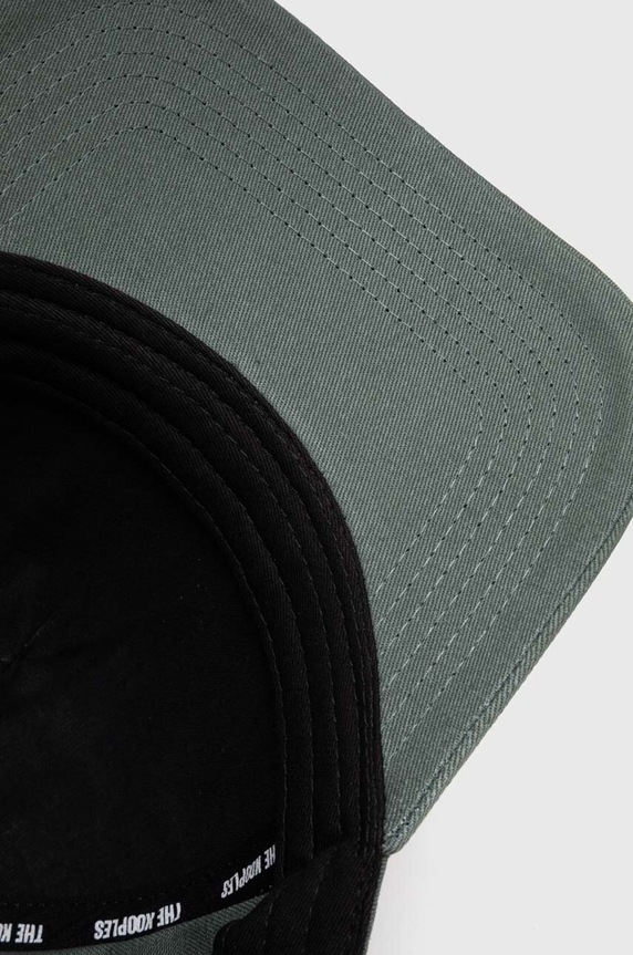 The Kooples șapcă de baseball din bumbac verde AMHA28006K