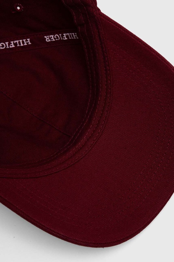 Tommy Hilfiger pamut baseball sapka burgundia AM0AM12154