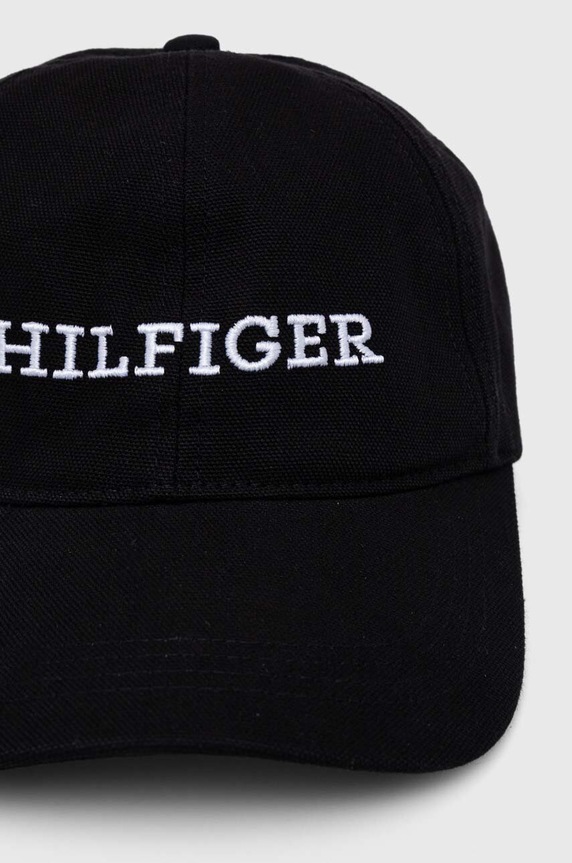 Tommy Hilfiger pamut baseball sapka AM0AM12154 fekete SS24