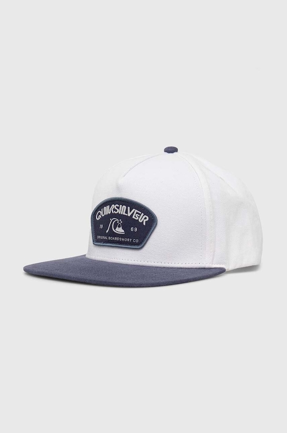 Quiksilver pamut baseball sapka aplikációval fehér AQYHA05387