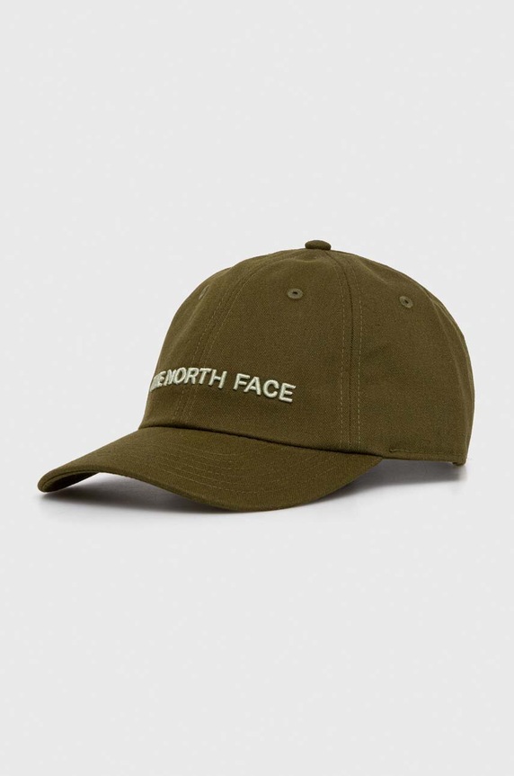 The North Face czapka z daszkiem aplikacja zielony NF0A7WHP1IM1