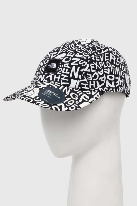 The North Face czapka z daszkiem wzorzyste czarny NF0A7WHBU0O1