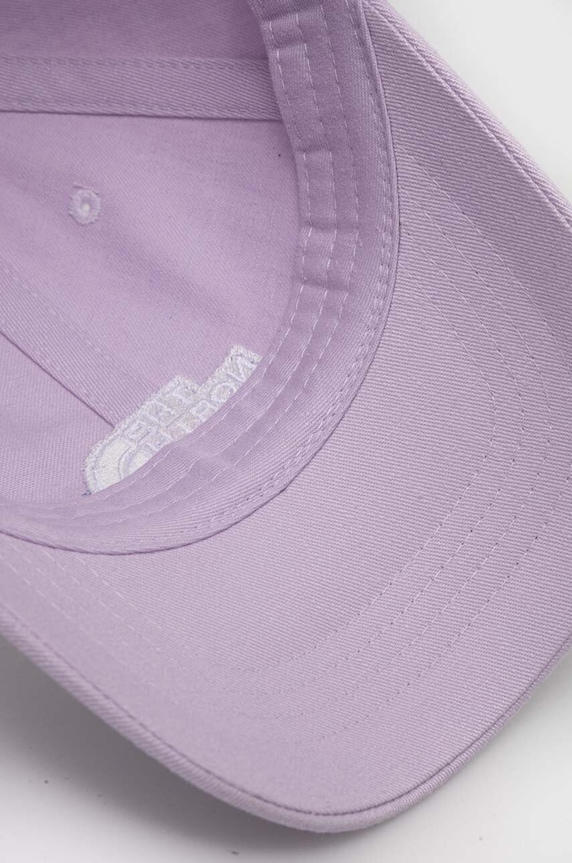 The North Face czapka z daszkiem fioletowy NF0A7WHOPMI1