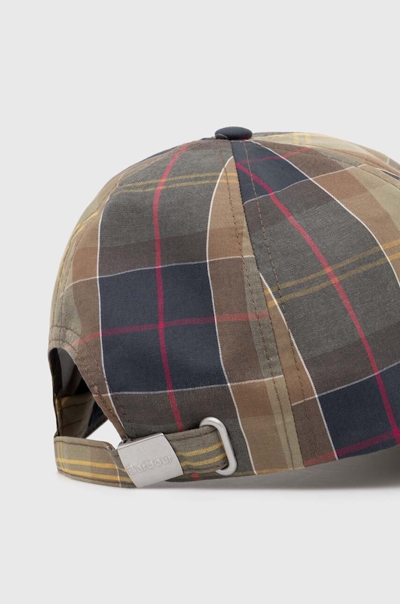 Barbour șapcă de baseball din bumbac Tartan Sports Cap MHA0617 verde SS24