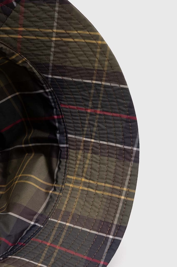 Obojstranný klobúk Barbour Hutton Reversible Bucket Hat tmavomodrá MHA0839