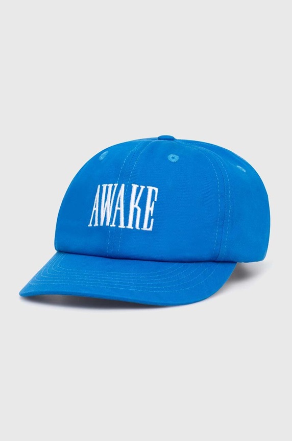 Awake NY czapka z daszkiem bawełniana Logo Hat aplikacja niebieski SP24.HT004