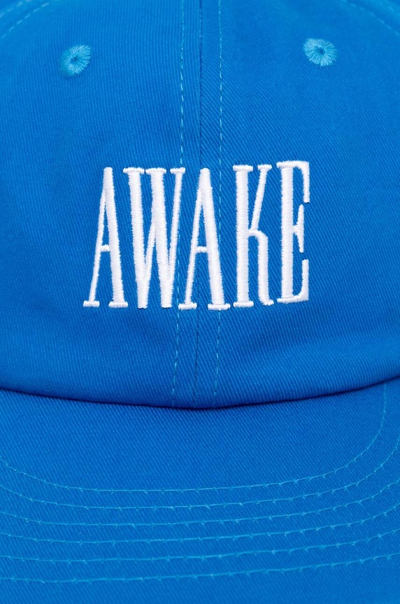 Awake NY czapka z daszkiem bawełniana Logo Hat SP24.HT004 niebieski SS24