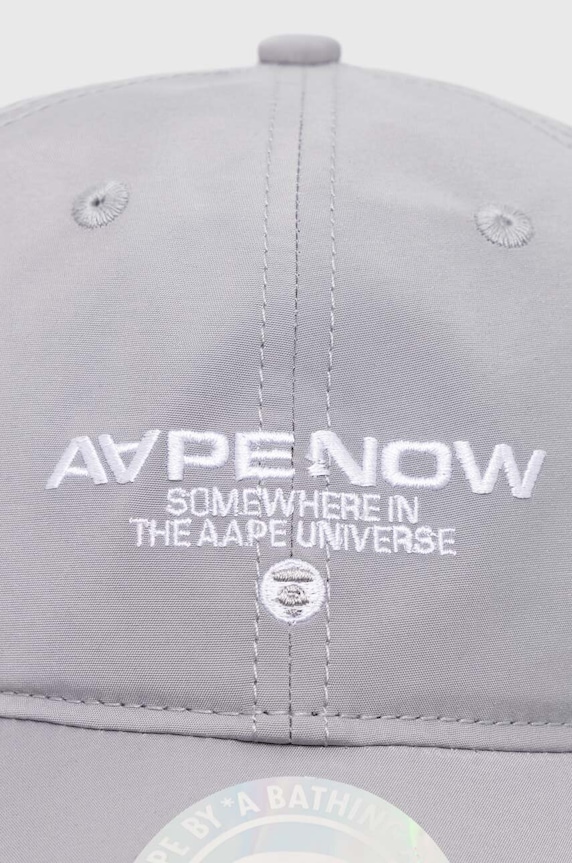 Kapa sa šiltom AAPE AAPCPM5255XXM siva SS24