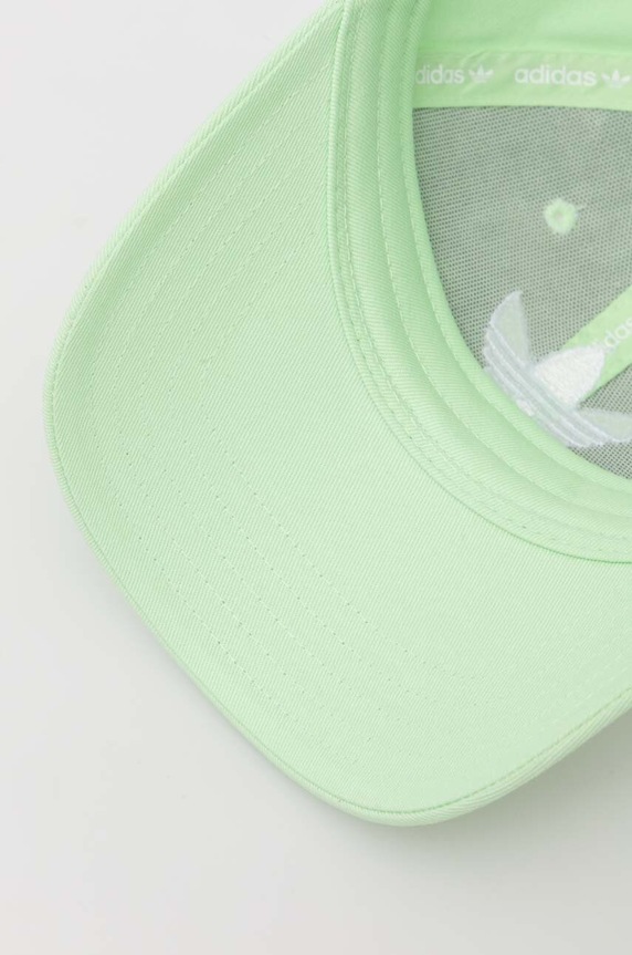 Bavlnená šiltovka adidas Originals zelená IW1786