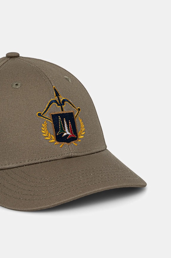 Aeronautica Militare pamut baseball sapka HA1166CT3299 zöld SS25