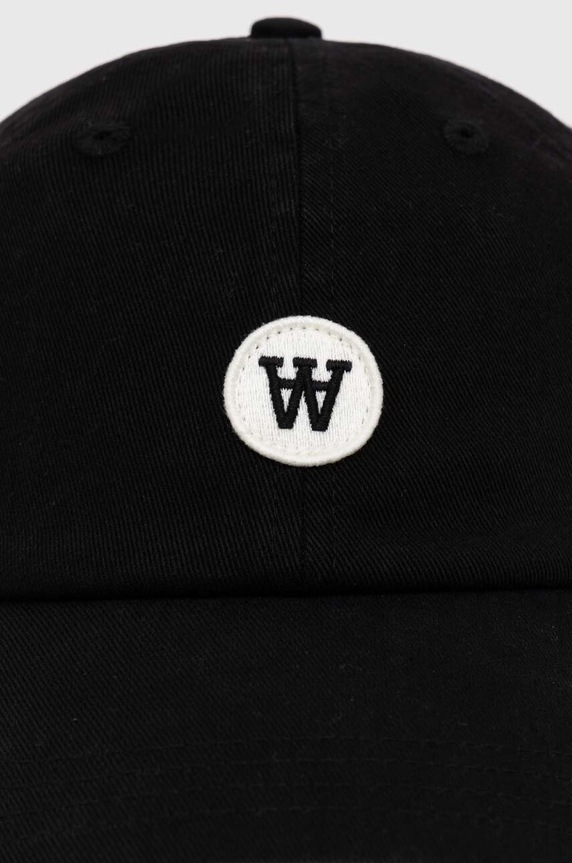 Wood Wood cotton baseball cap Eli Patch 10000804.7083 black SS24