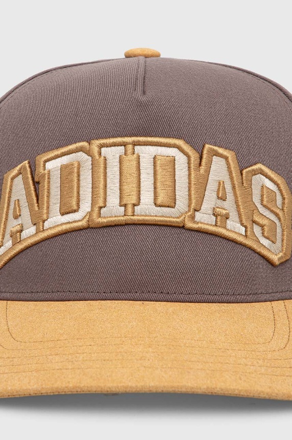 adidas Originals czapka z daszkiem IU0046 brązowy SS24
