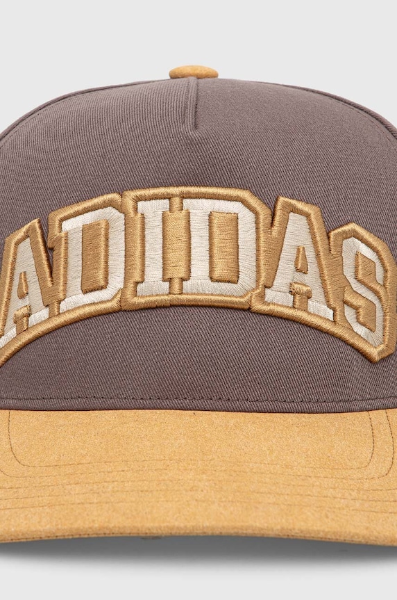 adidas Originals czapka z daszkiem IU0046 brązowy SS24