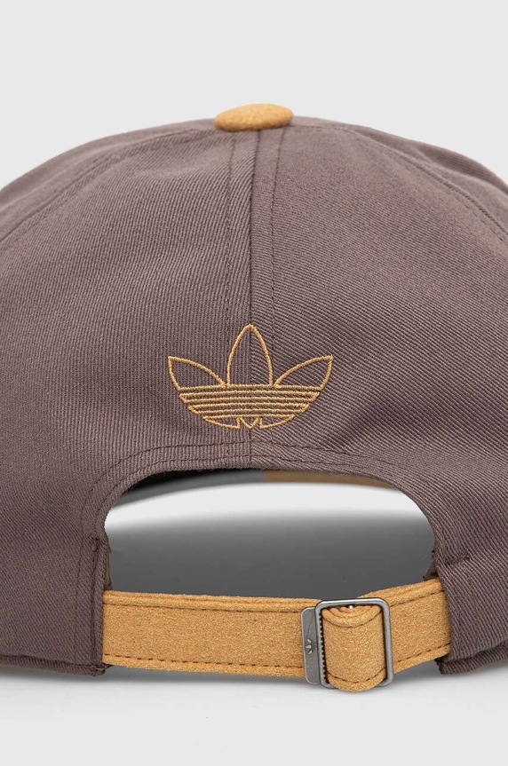 Akcesoria adidas Originals czapka z daszkiem IU0046 brązowy