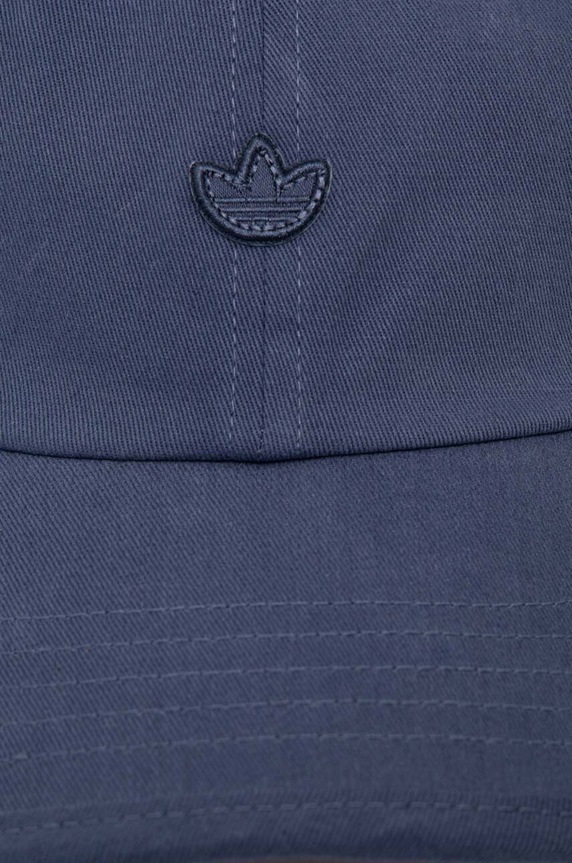 adidas Originals czapka z daszkiem bawełniana IS4635 niebieski SS24