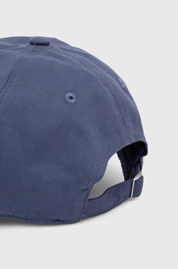 Akcesoria adidas Originals czapka z daszkiem bawełniana IS4635 niebieski