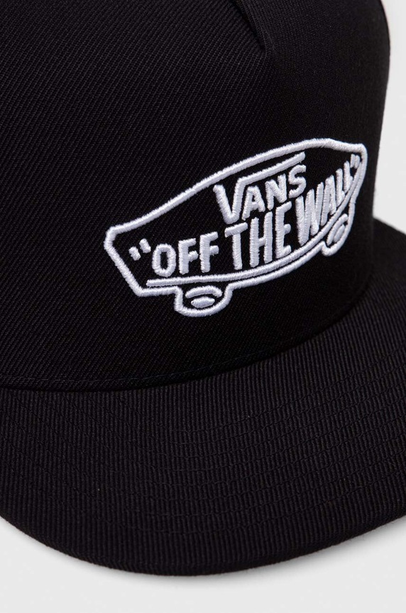 Καπάκι με μείγμα μαλλί Vans VN000EZBBLK1 μαύρο SS24