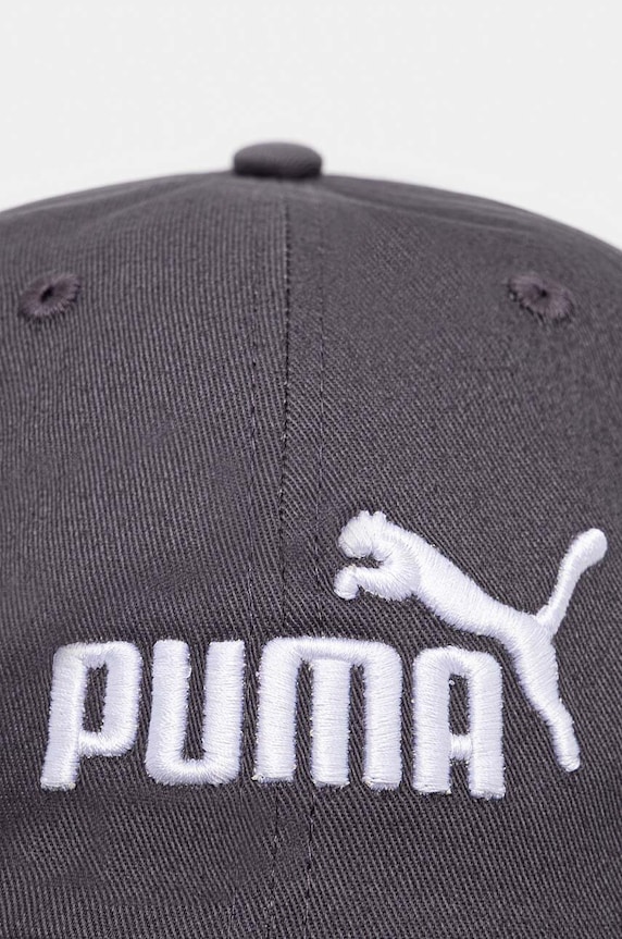 Bavlněná baseballová čepice Puma 024357 šedá AW24