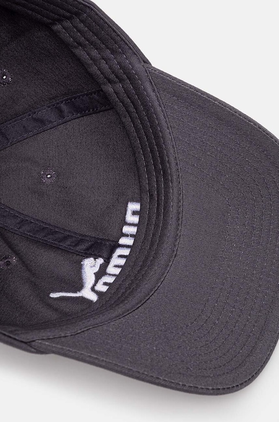 Bavlněná baseballová čepice Puma šedá 024357