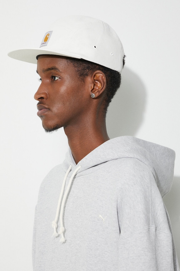 Carhartt WIP berretto da baseball in cotone Backley Cap I016607.D6XX beige