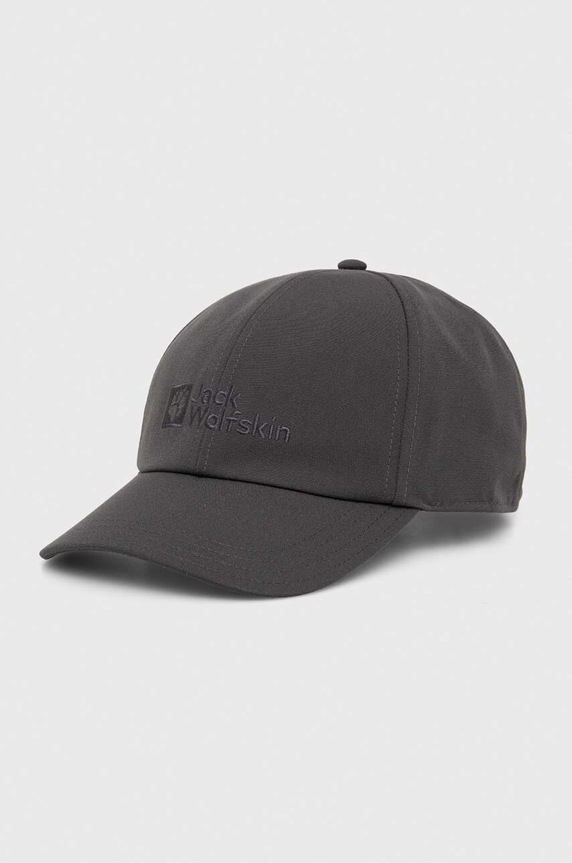 Jack Wolfskin czapka z daszkiem Baseball aplikacja szary 1900675