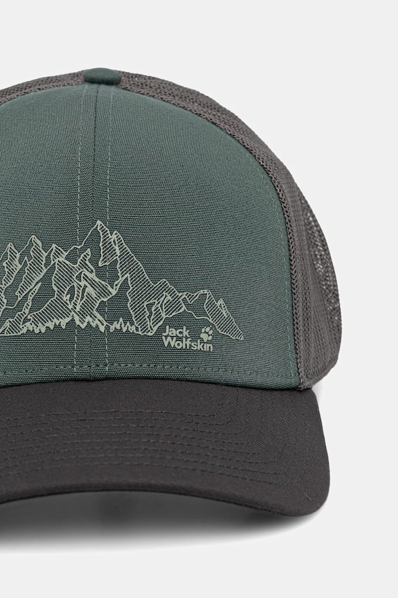 Jack Wolfskin czapka z daszkiem 1911242 zielony SS26