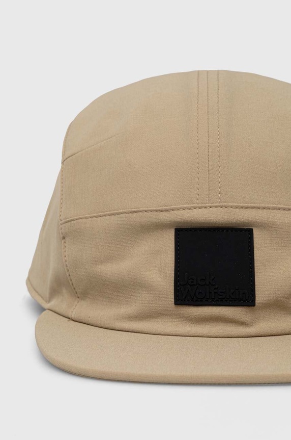 Jack Wolfskin czapka z daszkiem Mainkai 1912021 beżowy SS24