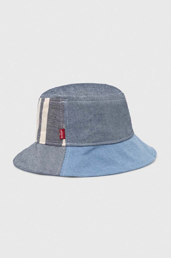 Traper šešir Levi's pamuk plava D7515.0003