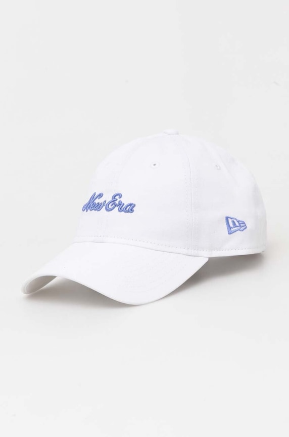 Bavlnená šiltovka New Era bavlna biela 60434924