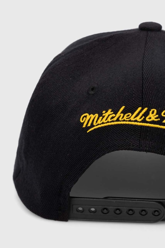 Čepice s vlněnou směsí Mitchell&Ness NBA LOS ANGELES LAKERS HHSSINTL1263.LALBLCK černá SS24