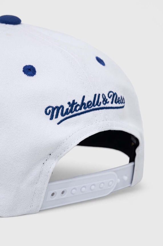 Accessori Mitchell&Ness berretto da baseball in cotone NHL NEW YORK RANGERS HHSS7285.NYAYYPPPWHIT bianco