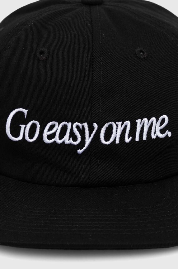 Market șapcă de baseball din bumbac Fragile 6 Panel Hat negru 390000438