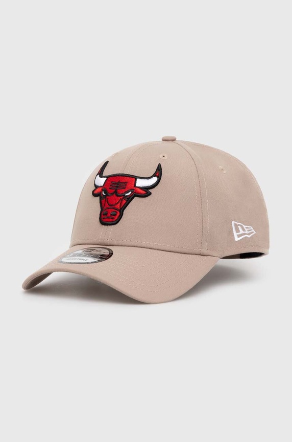 New Era czapka z daszkiem 9Forty Chicago Bulls aplikacja beżowy 60435239