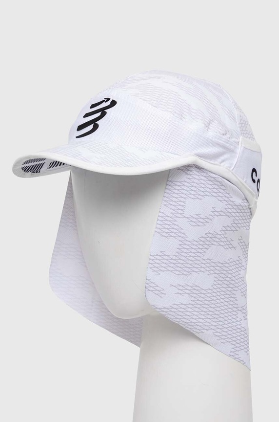 Šiltovka Compressport Ice Cap Sun Shade beh biela CU00076B