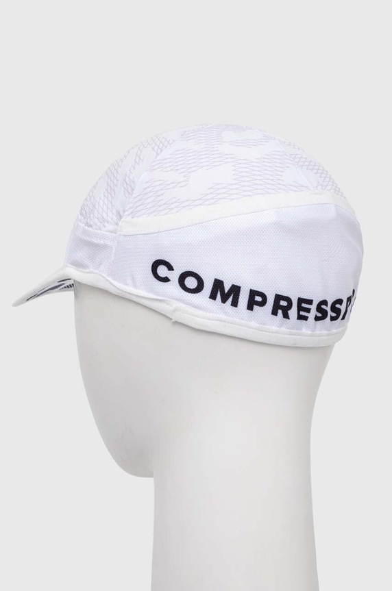 Doplnky Šiltovka Compressport Ice Cap Sun Shade CU00076B biela