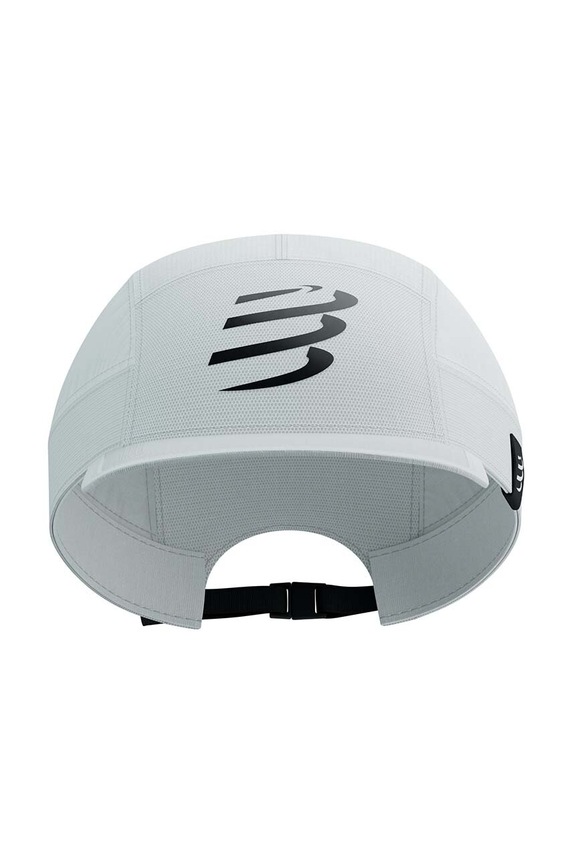 Шапка с козирка Compressport 5 Panel Light Cap CU00097B бял AW24