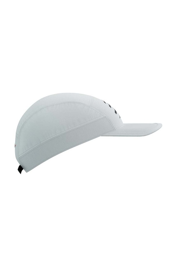 Шапка с козирка Compressport 5 Panel Light Cap бял CU00097B