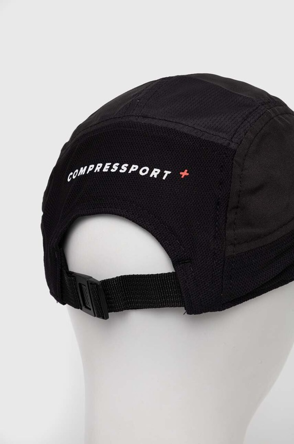 Doplňky Kšiltovka Compressport 5 Panel Light Cap CU00097B černá