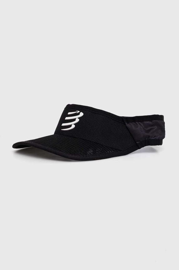 Compressport daszek Spiderweb Ultralight Visor aplikacja czarny XHWU3879