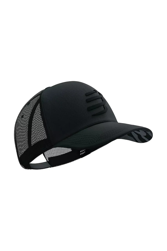 Шапка с козирка Compressport Trucker Cap други черен XHWU4190