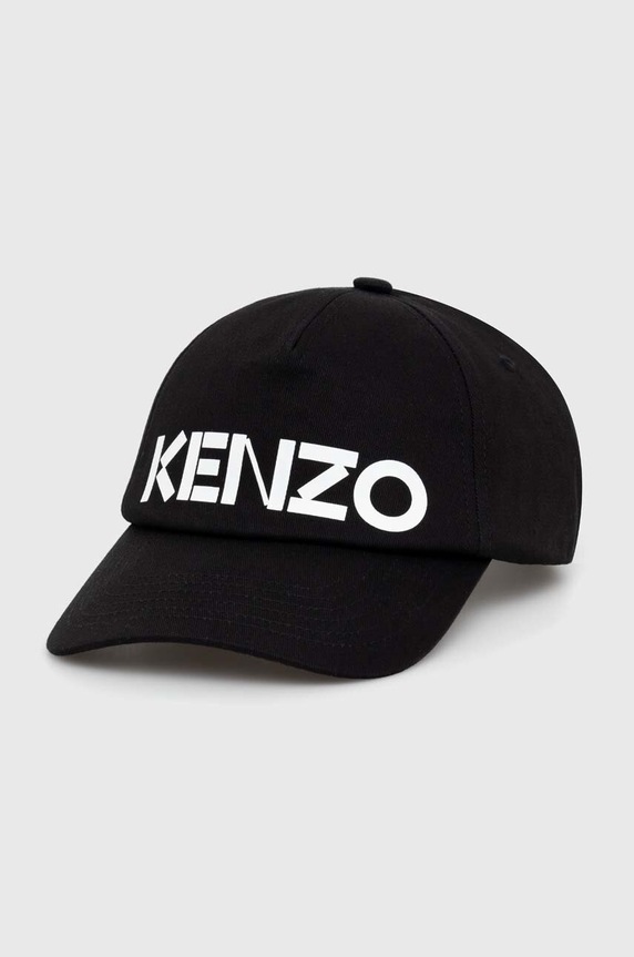 Kenzo cotton baseball cap applique black FE58AC101F31.99