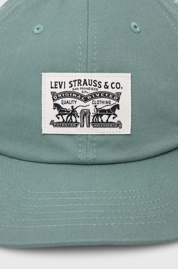 Levi's șapcă de baseball din bumbac 000A9.0001 turcoaz SS24