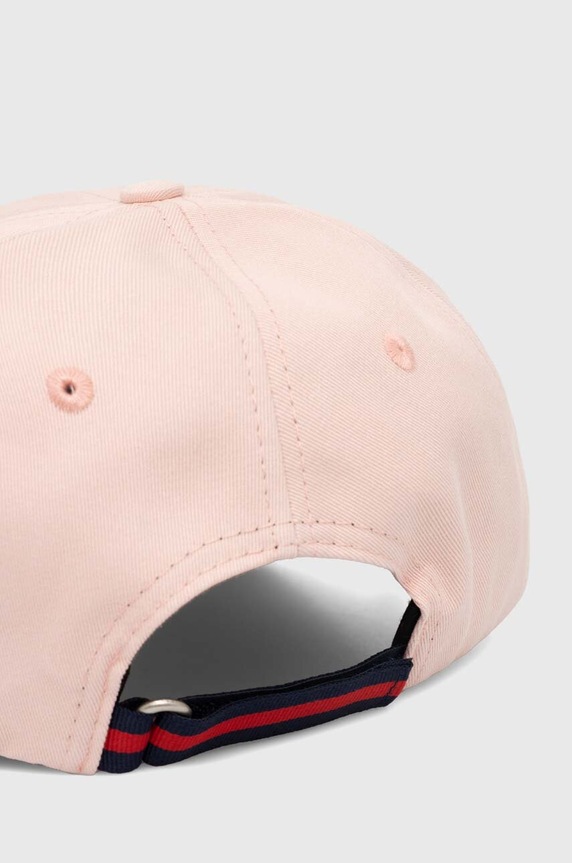 Fila czapka z daszkiem bawełniana Fila x Aries Cap 42PS24HA010122270227 różowy SS24