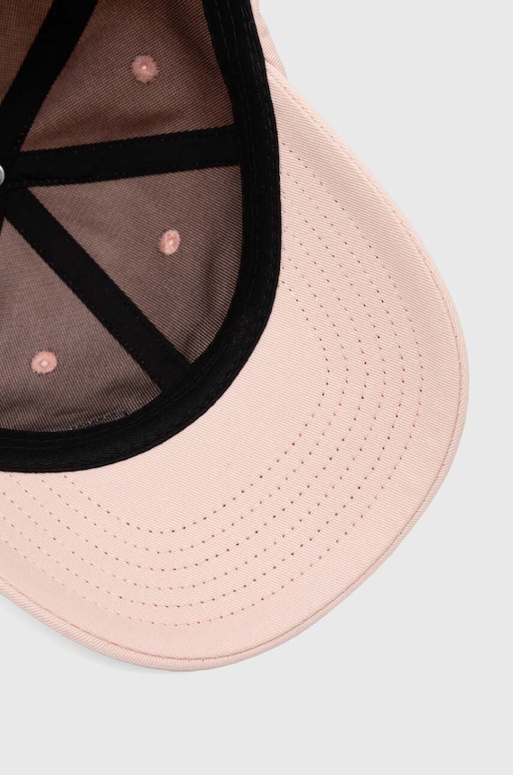 Fila czapka z daszkiem bawełniana Fila x Aries Cap różowy 42PS24HA010122270227