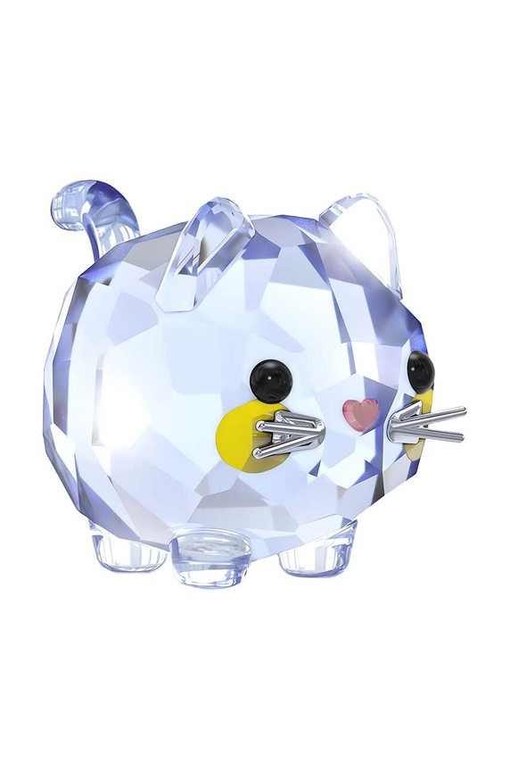 Salon i sypialnia Swarovski dekoracja Chubby Cats 5658328 transparentny