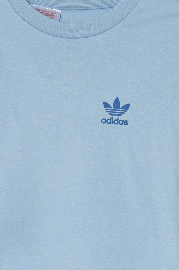 Chłopiec adidas Originals komplet bawełniany niemowlęcy IN8506 niebieski